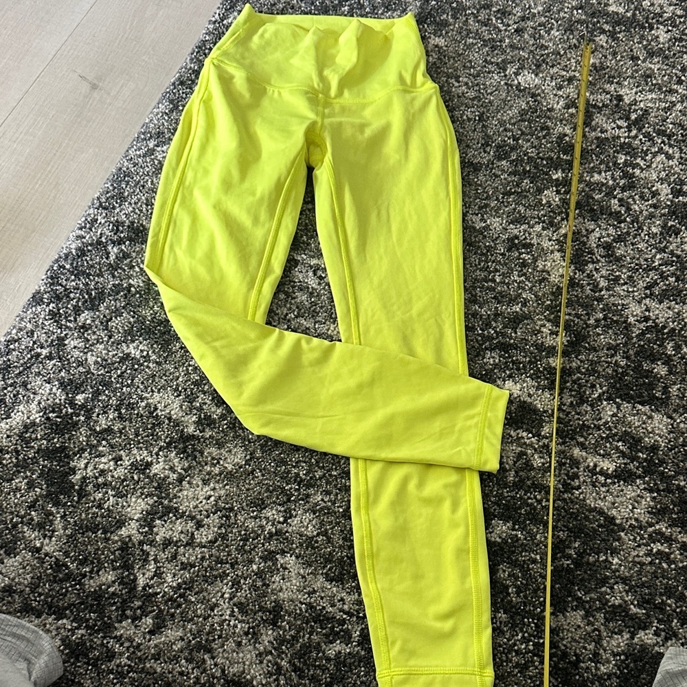 lululemon athletica Bright Yellow Leggings